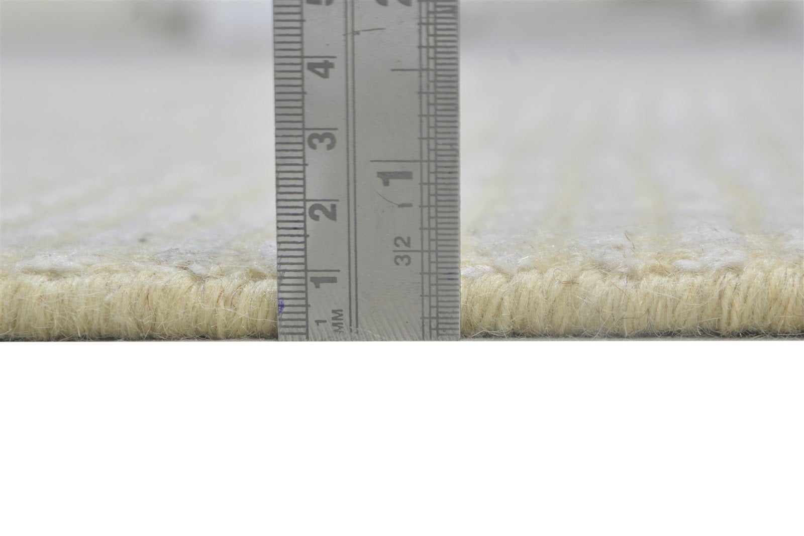 Wool / Silk Beige Rug 4X6 Modern Hand Woven Scandinavian Stars Room Size Carpet   7864312496277