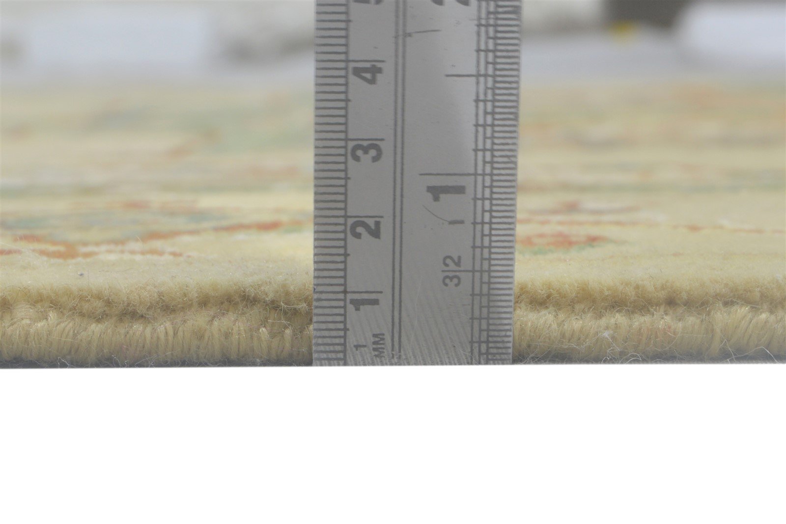 Wool / Silk Beige Rug 5X7 Persian Hand Knotted Oushak Oriental Room Size Carpet   7864091017365
