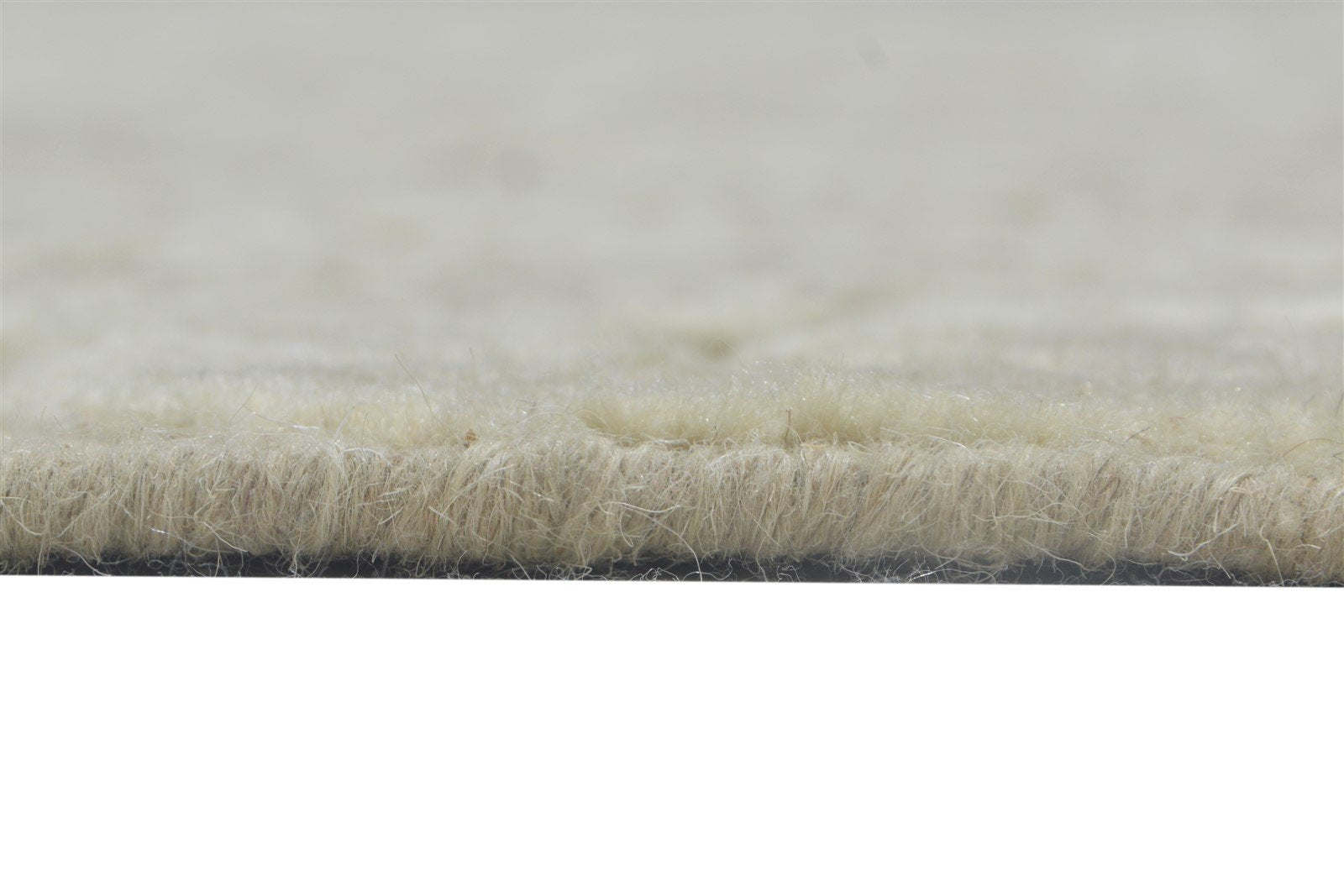 Wool Silk Beige Rug 5X8 Modern Jacquard Loom Scandinavian Damask Room Size   7864329896085