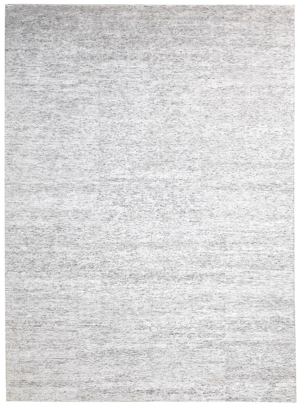 Wool / Silk Beige Rug 9X12 Modern Hand Knotted Scandinavian Solid Large Carpet   7864578277525