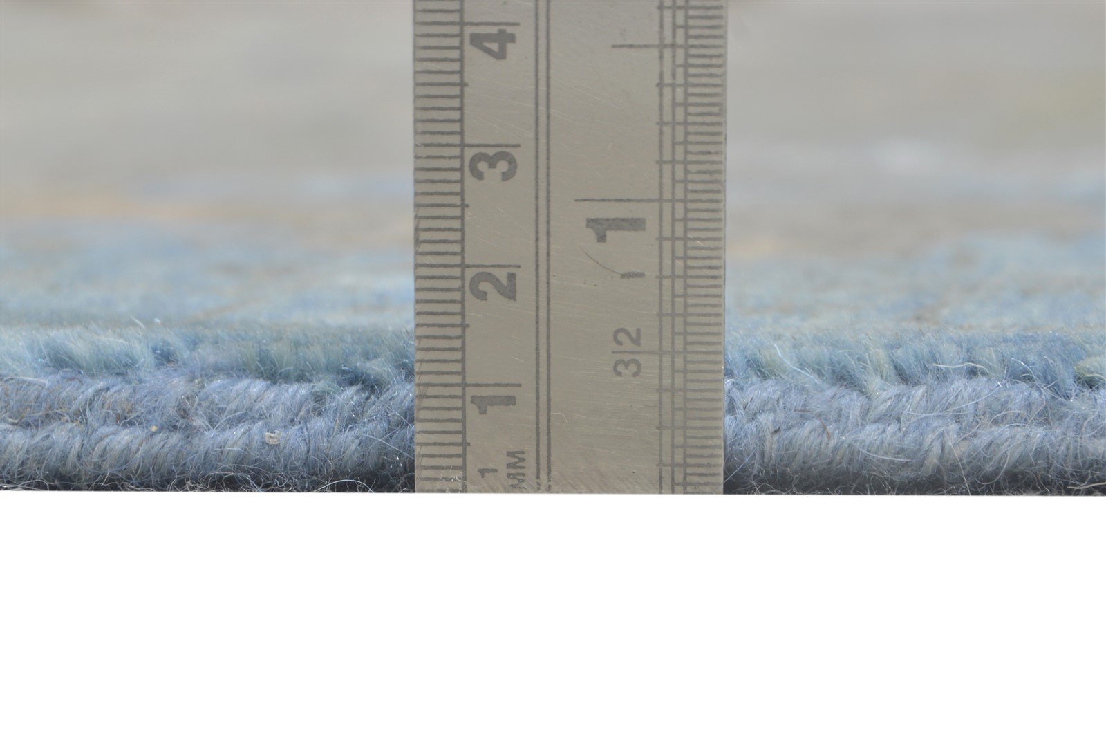 Wool / Silk Blue Rug 8X10 Modern Hand Knotted American Abstract Large Carpet   7864601510037