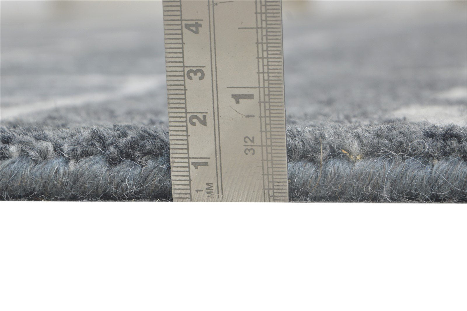 Wool / Silk Charcoal Rug 5X8 Modern Hand Knotted Scandinavian Abstract Room Size   7865011699861
