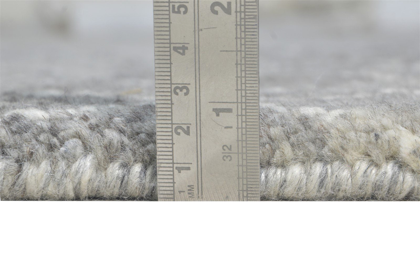 Wool / Silk Grey Rug 2' X 3' Modern Hand Knotted Moroccan Diamond Small Carpet   7865050857621