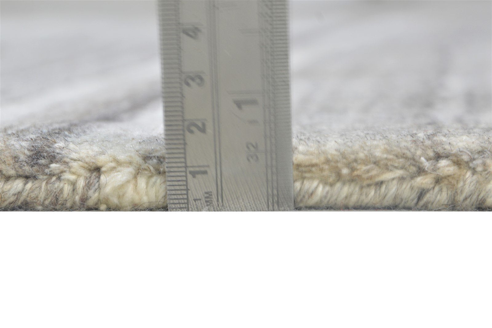 Wool Silk Grey Rug 4' X 6' Modern Handloom Scandinavian Tribal Room Size Carpet   7864882954389