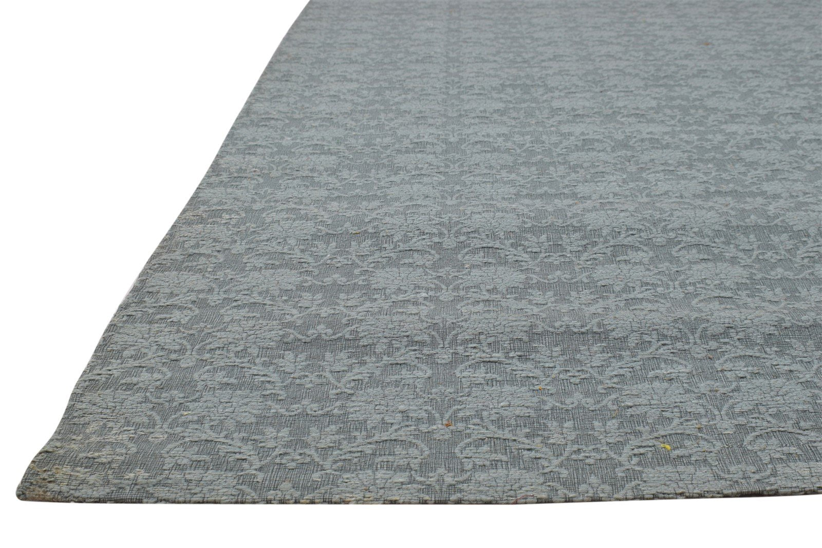Wool / Silk Grey Rug 5X7 Modern Jacquard Loom French Damask Room Size Carpet   7864178114709