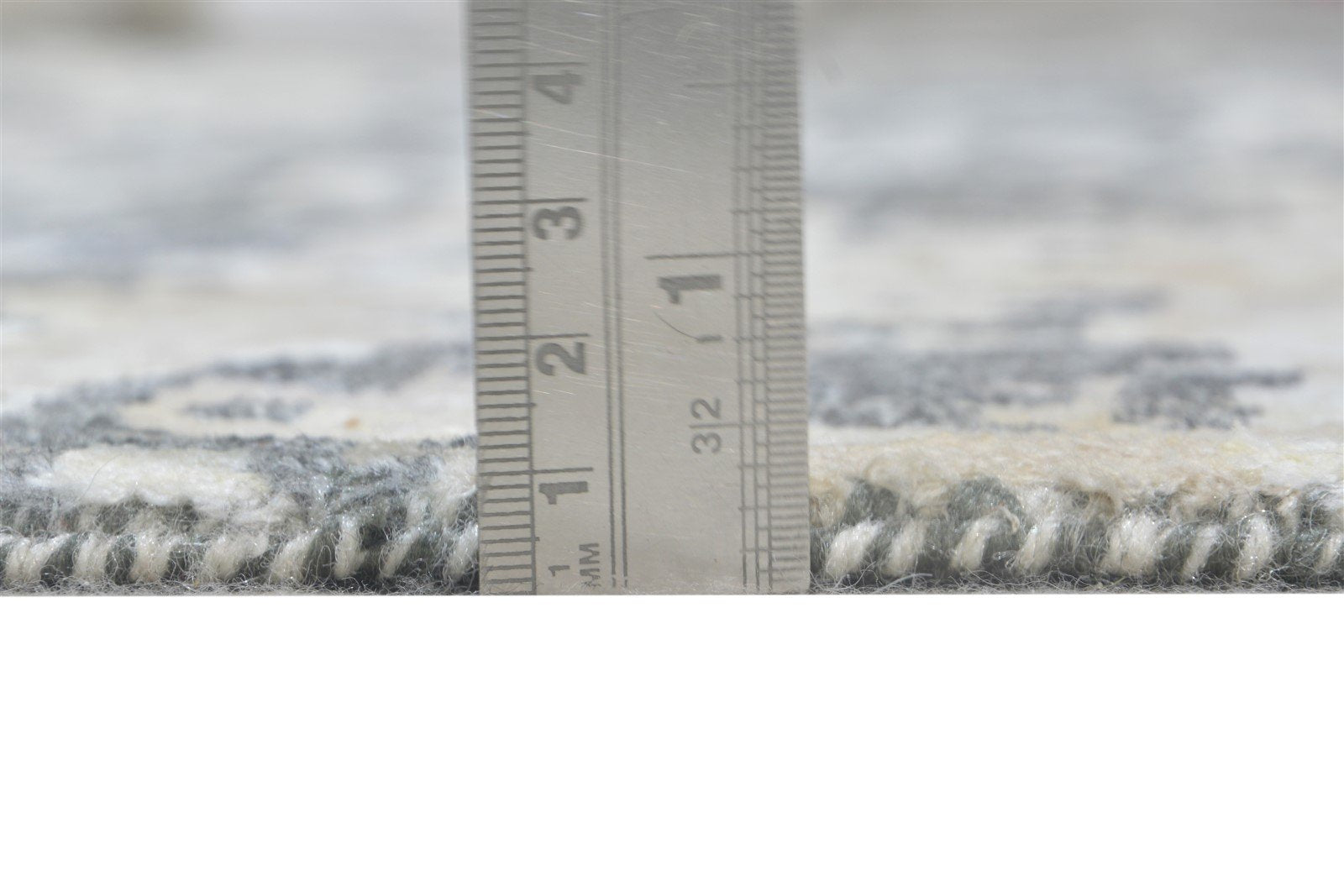 Wool / Silk Grey Rug 8X10 Modern Hand Knotted American Abstract Large Carpet   7864605999253