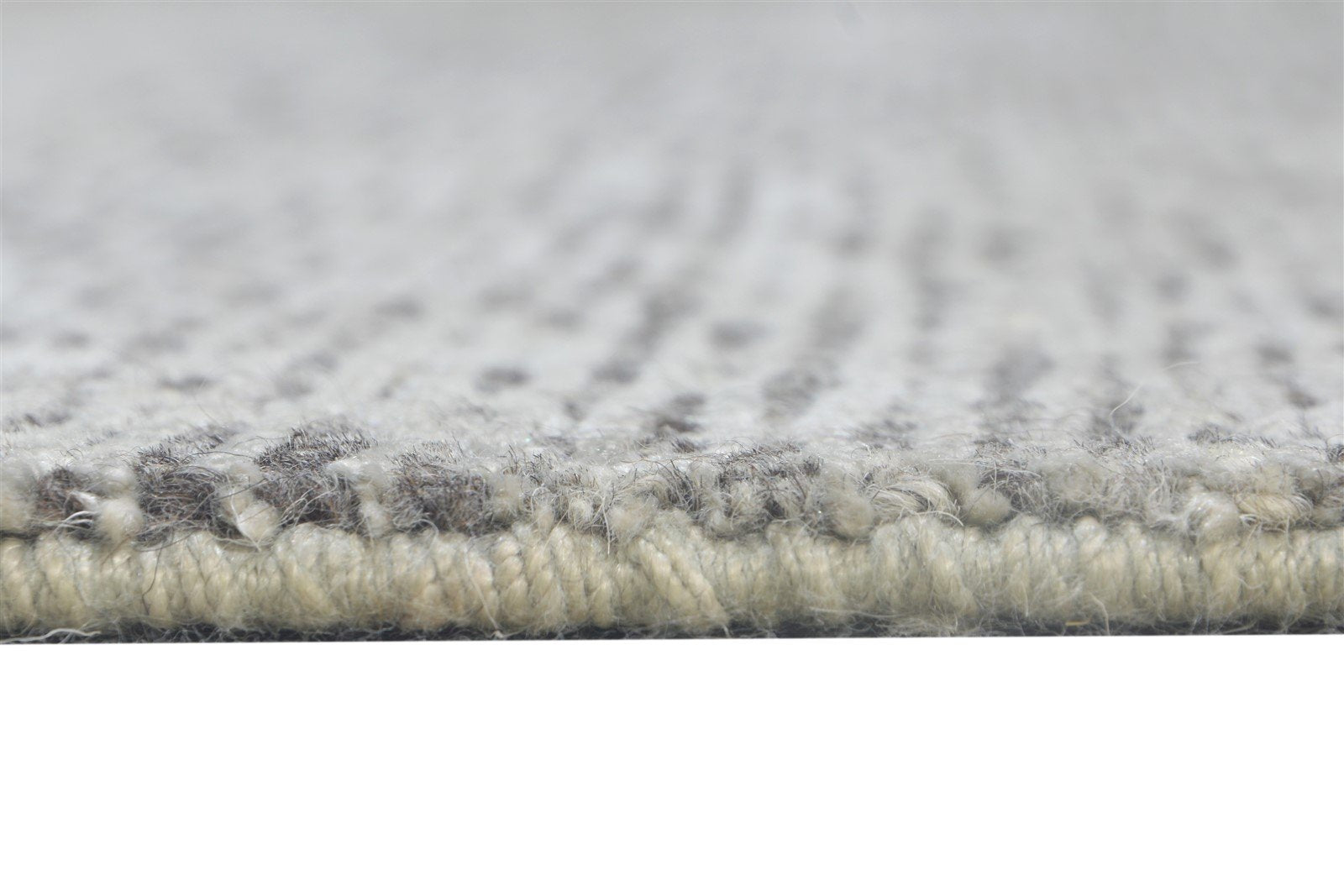 Wool / Silk Grey Rug 9X12 Modern Hand Knotted Scandinavian Solid Extra Large   7864579293333