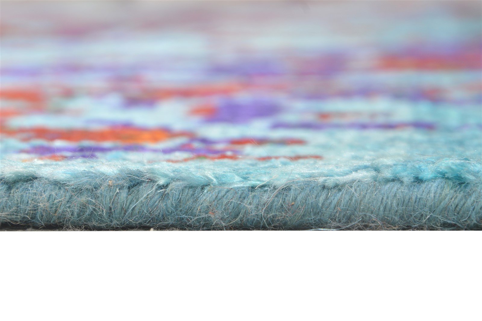 Wool / Silk Multi Color Rug 8X10 Persian Hand Knotted Bohemian Oriental Large   7864973721749