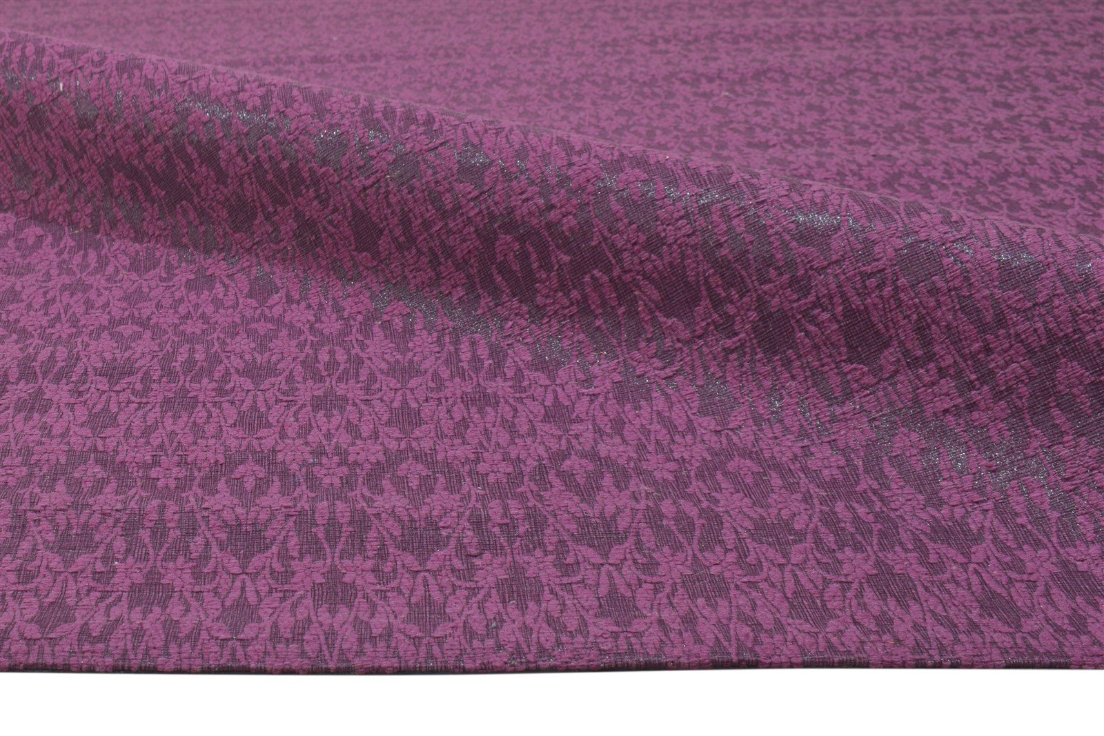 Wool / Silk Purple Rug 5X7 Modern Jacquard Loom French Floral Room Size Carpet   7864178671765