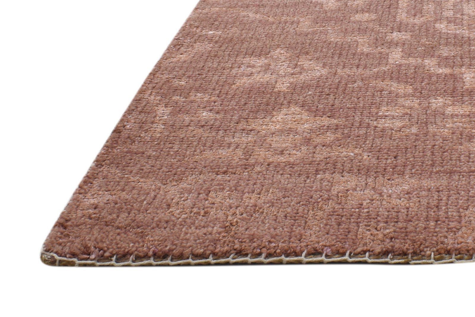 Wool / Silk Red Rug 2' X 2' Modern Hand Knotted Moroccan Trellis Small Carpet   7864123981973