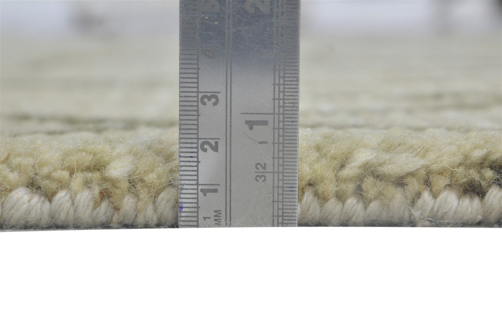 Zaneta Beige Wool Rug 5' X 8' Modern Hand Knotted Moroccan Geometric   7864512741525