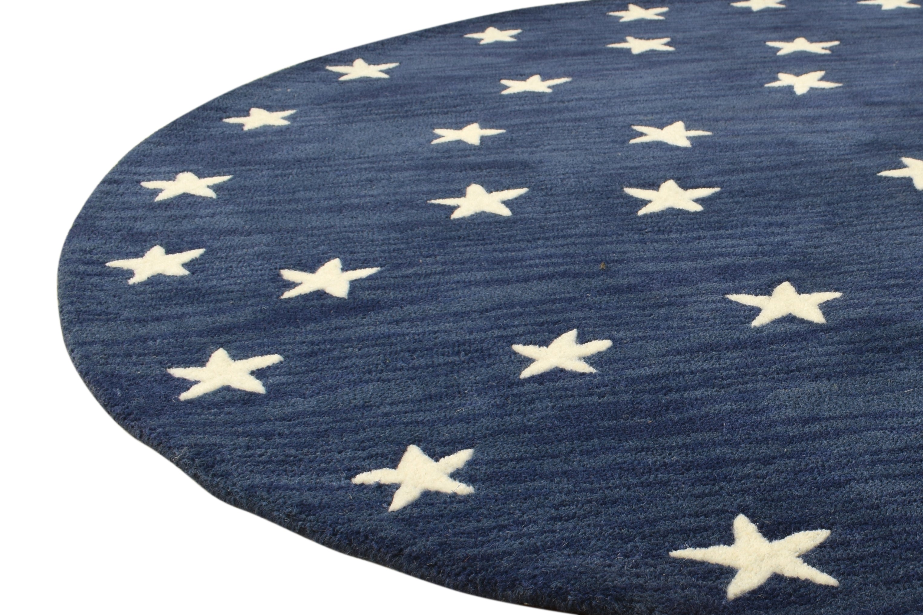 Star Rug Blue Kids Rug Blue Starry Skies Blue Rug Nursery Rug Star Blue Rug 