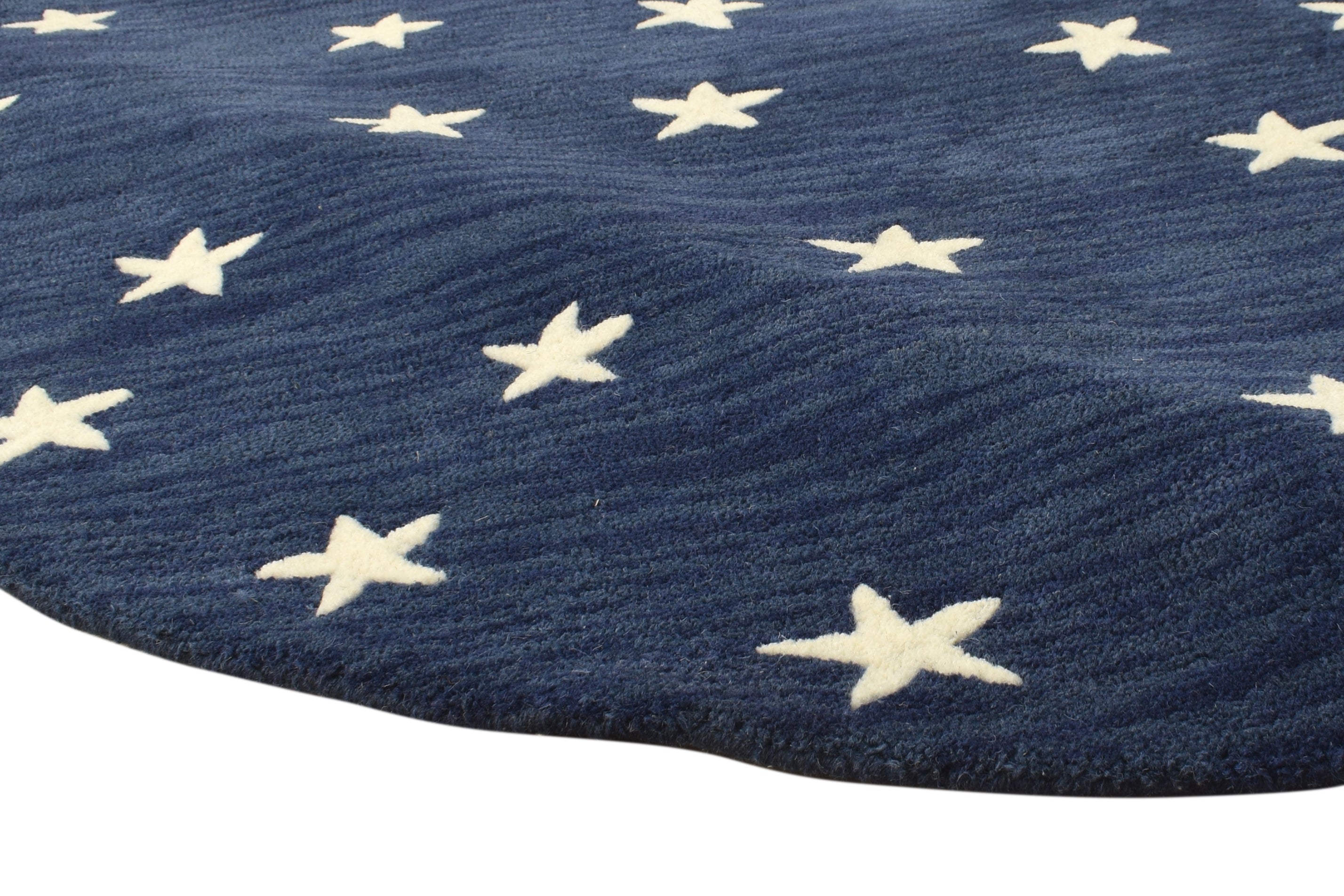 Star Rug Blue Kids Rug Blue Starry Skies Blue Rug Nursery Rug Star Blue Rug 