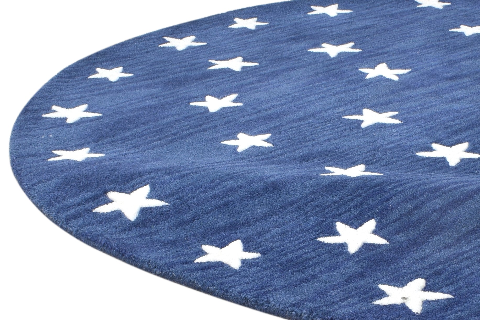 Star Rug Blue Kids Rug Blue Starry Skies Blue Rug Nursery Rug Star Blue Rug 