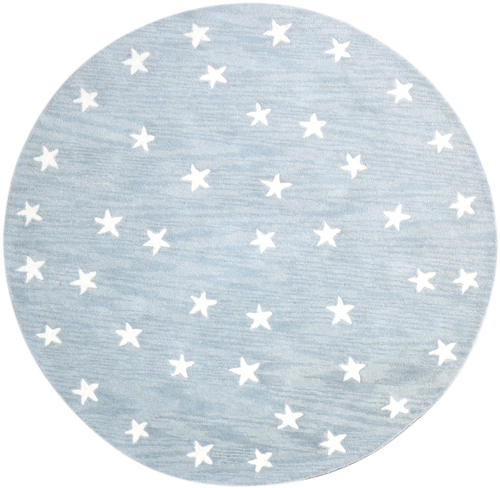 Star Rug Blue Kids Rug Blue Starry Skies Blue Rug Nursery Rug Star Blue Rug 