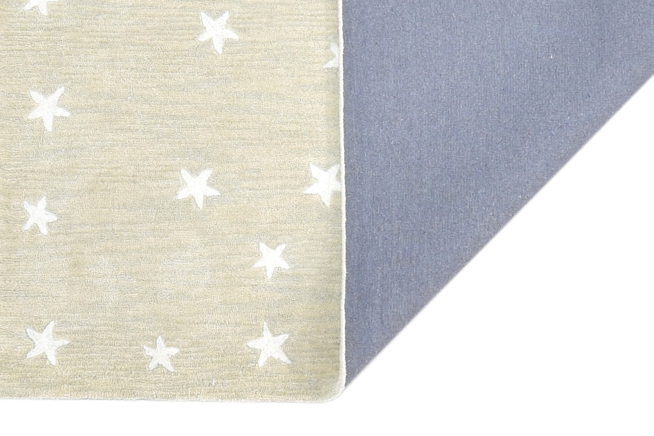 Star Rug Blue Kids Rug Blue Starry Skies Blue Rug Nursery Rug Star Blue Rug