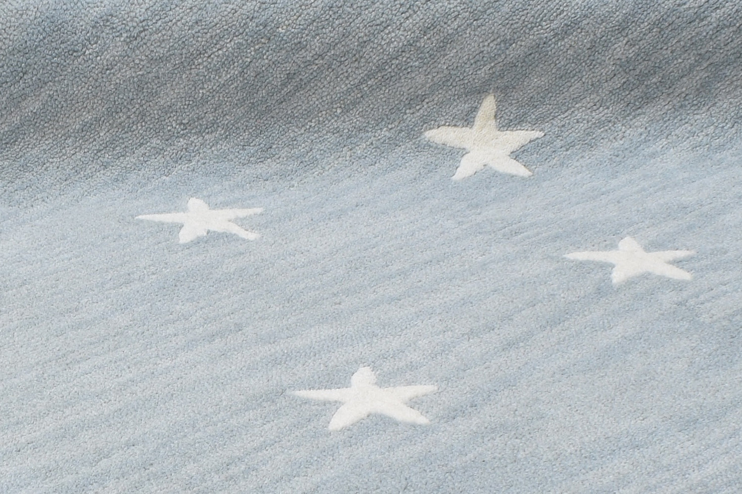 Star Rug Blue Kids Rug Blue Starry Skies Blue Rug Nursery Rug Star Blue Rug 