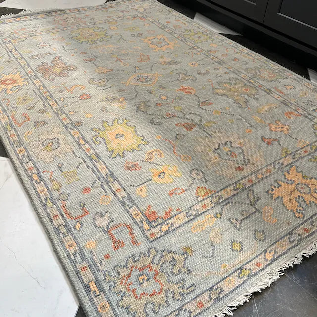 Hand Knotted Rug Blue