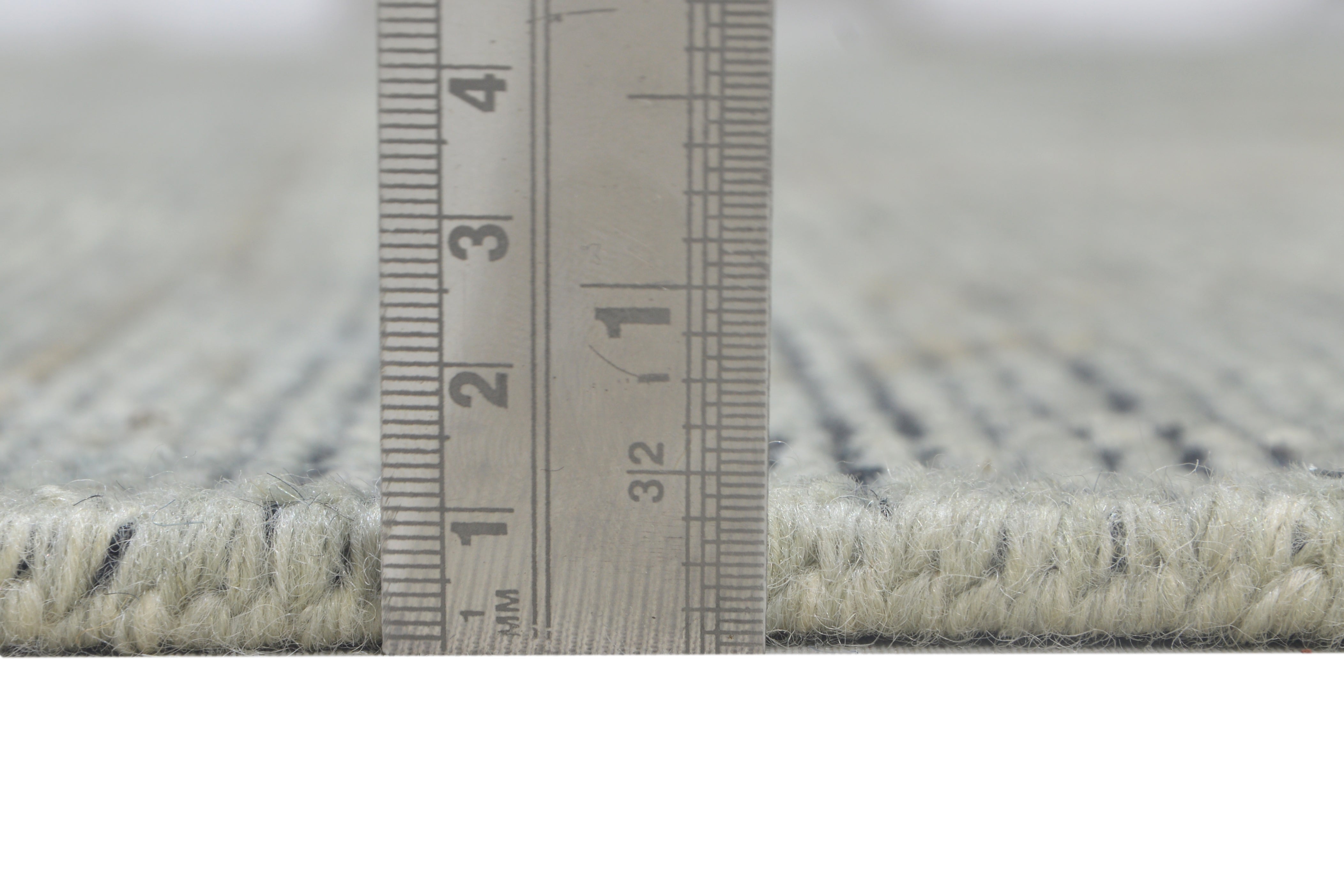 Randall Wool Gray Hand-Knotted Kashan Persian Rug   8881896947861