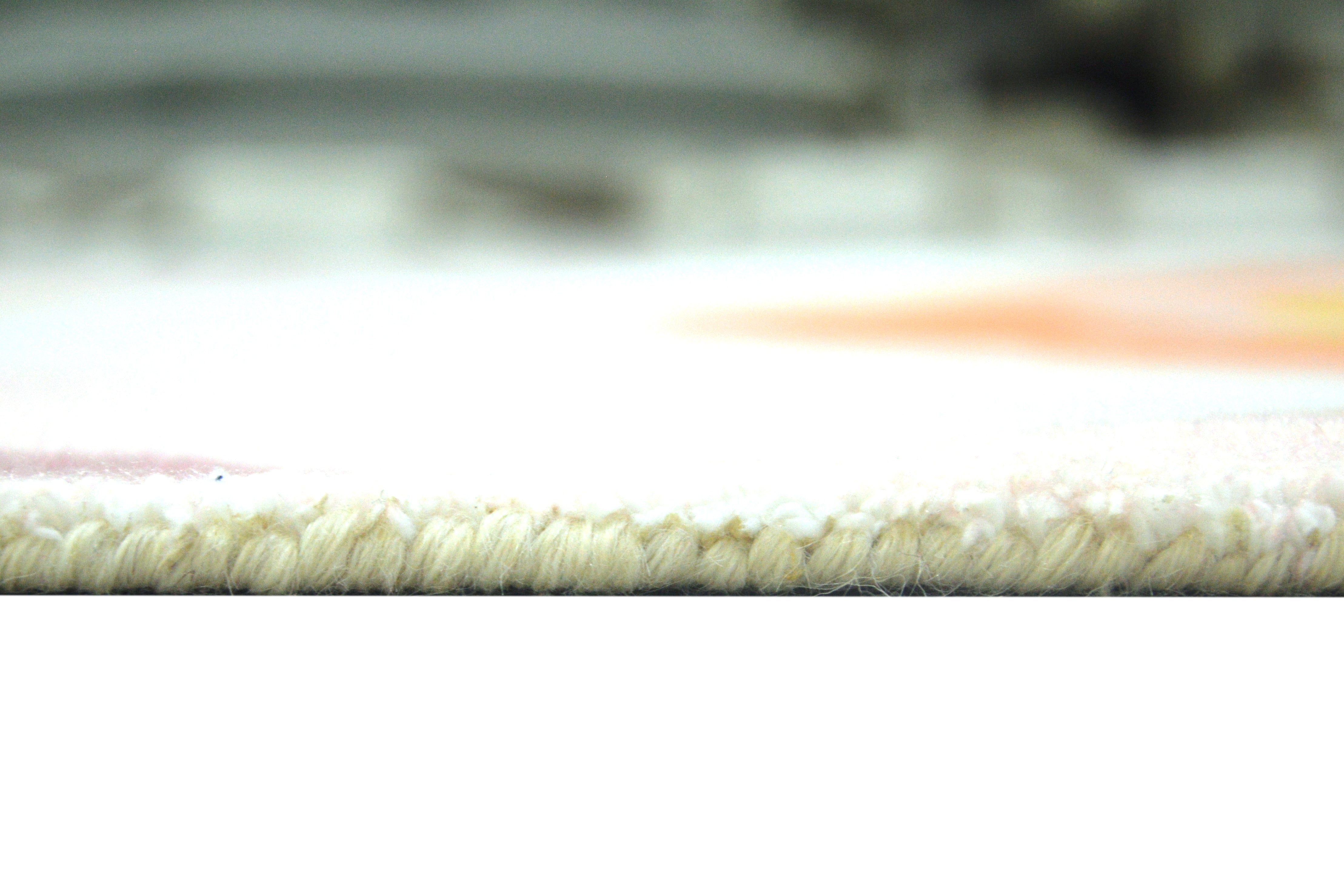 Anky Rainbow Pink Handmade Kids Nursery Plush Soft Rug   9006423703701