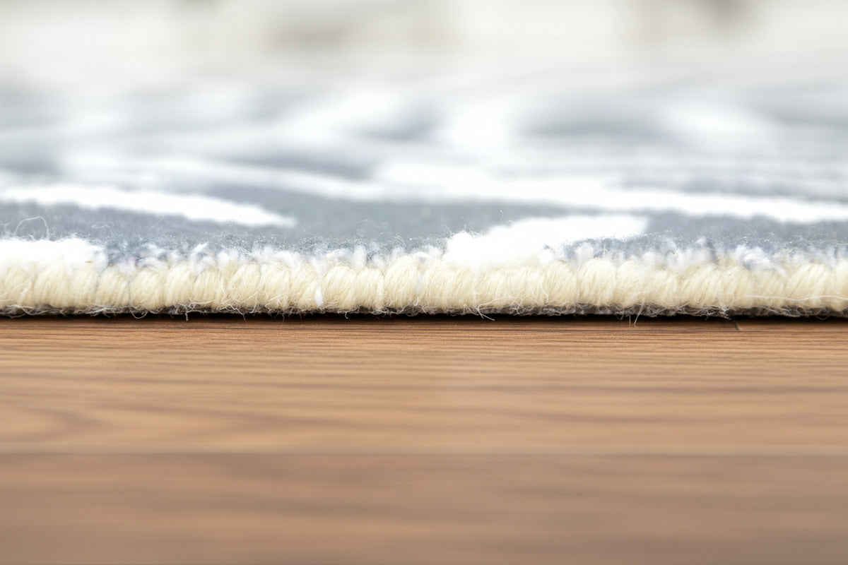 Zebra Handmade Charcoal Stripe Area Rug – Modern Safari Style Kids Nursery Rug