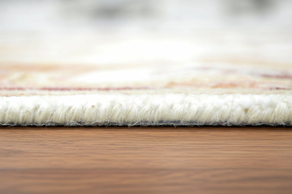 Versailles Ornate Aubusson Handmade Ivory Area Rug – Savonnerie French Baroque Style
