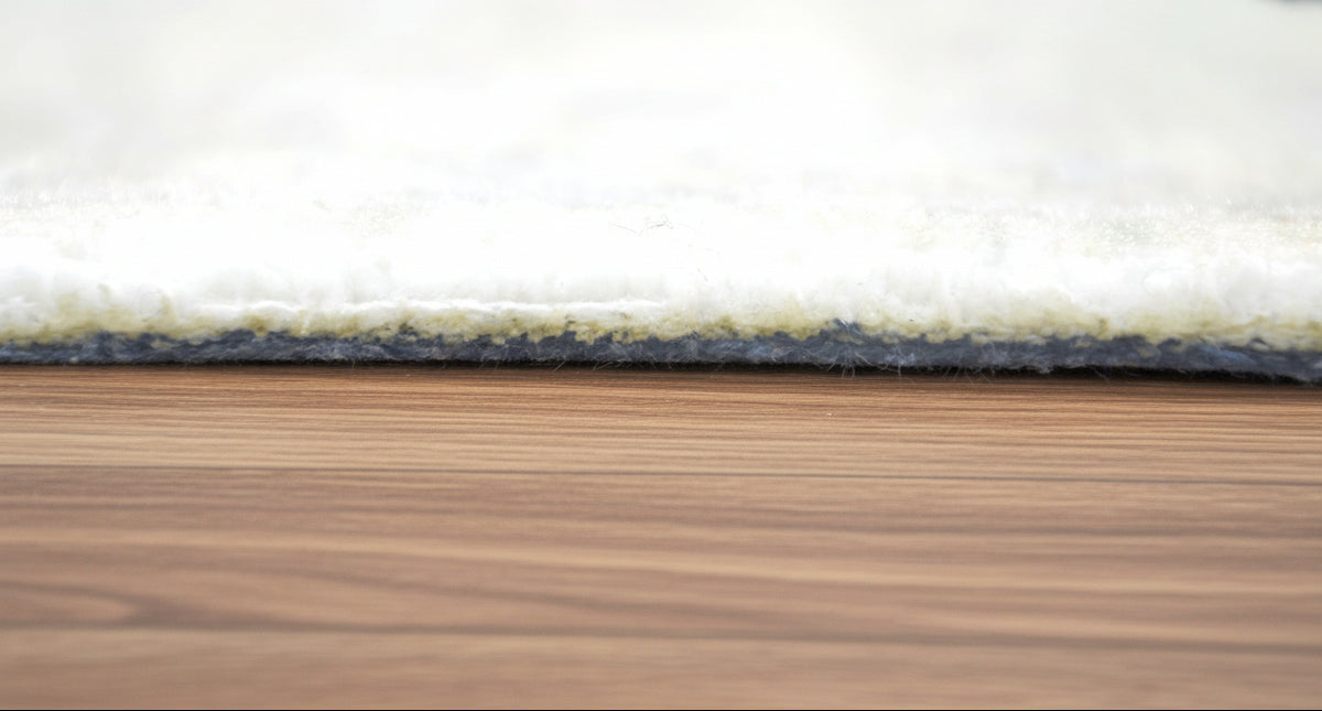 Maelle Handmade Dusty Blue Medallion Area Rug – Vintage-Inspired Distressed Rug