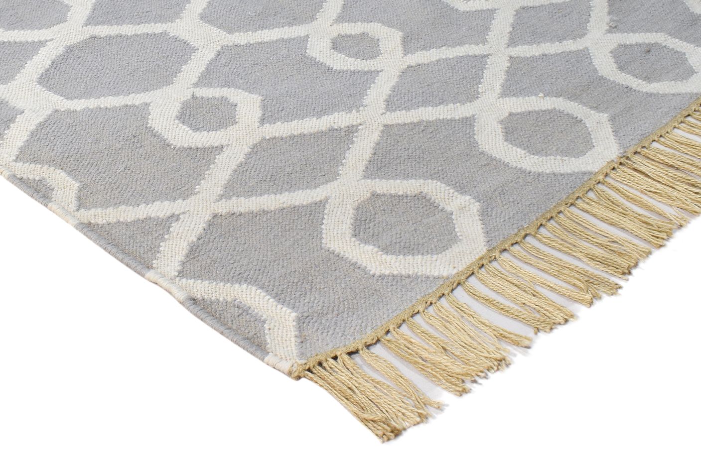 Green Wool Rug 3' X 5' Modern Dhurrie Scandinavian Nordic Small Carpet  Area Rug 