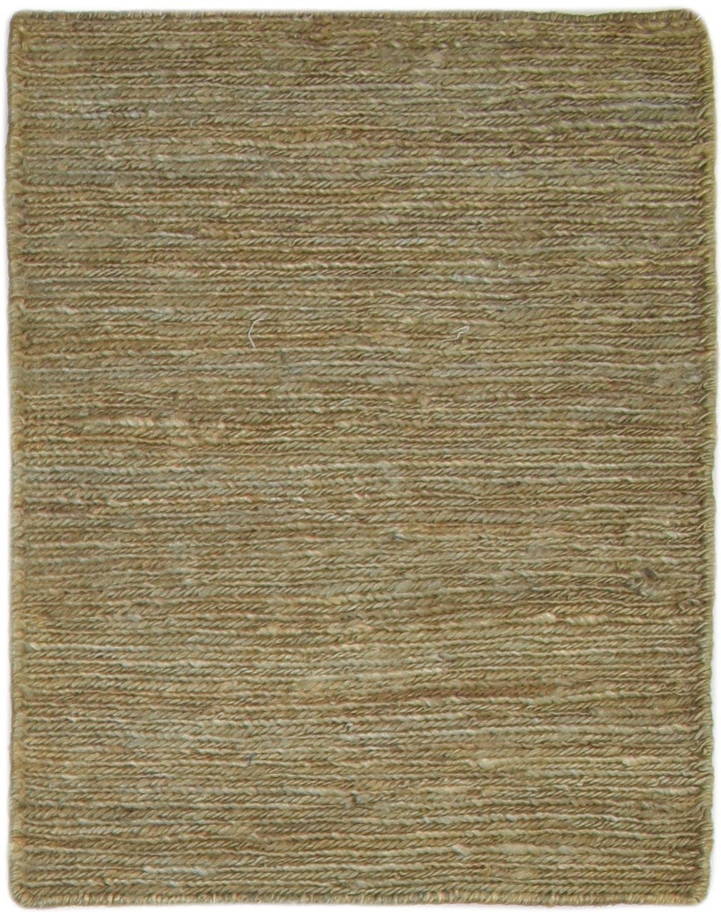 2' X 3' Rug Jute Brown Modern Hand Knotted Scandinavian Solid Small Carpet   7860702871701