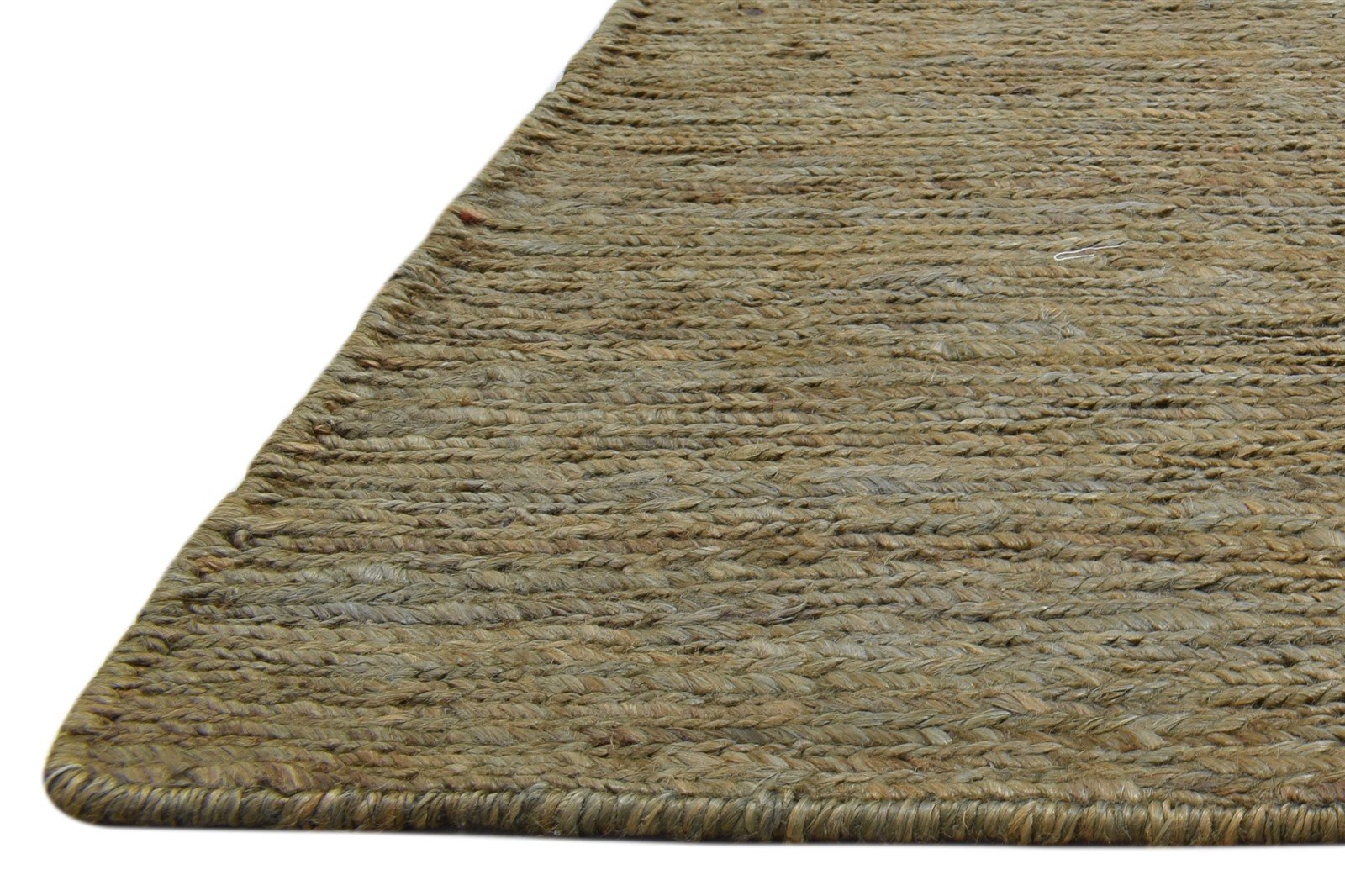 2' X 3' Rug Jute Brown Modern Hand Knotted Scandinavian Solid Small Carpet   7860702871701