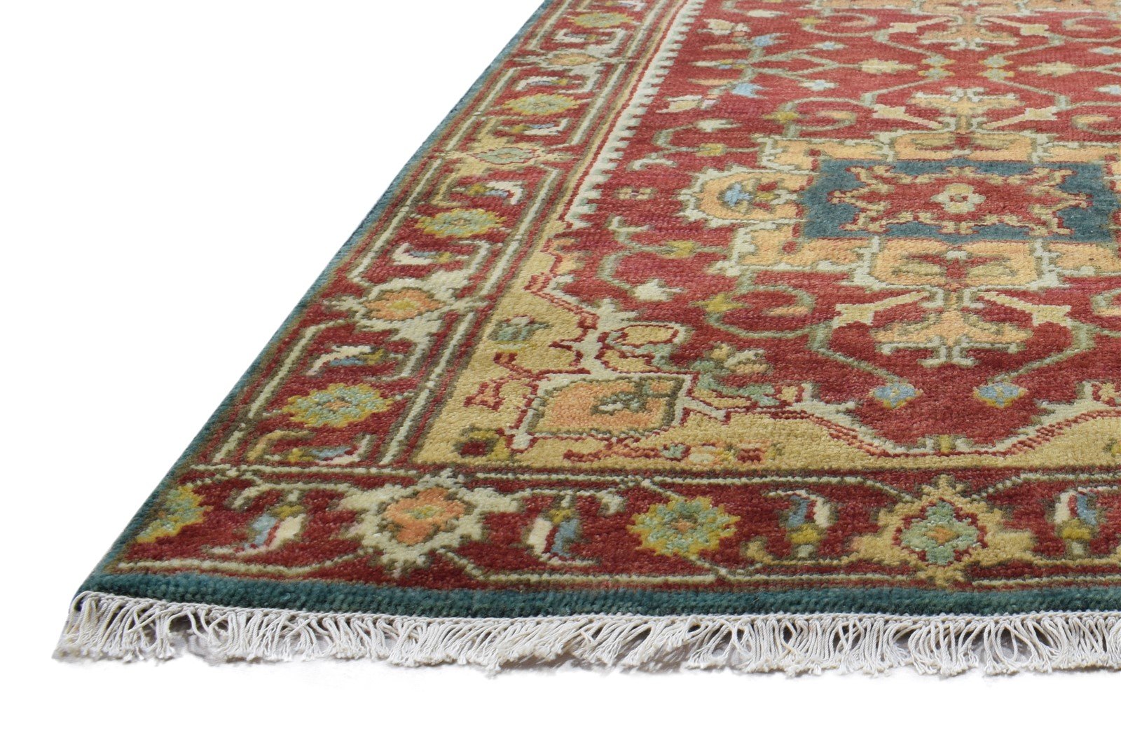 Wool Rust Rug 3' X 12' Persian Hand Knotted Kazak Oriental Small Runner 