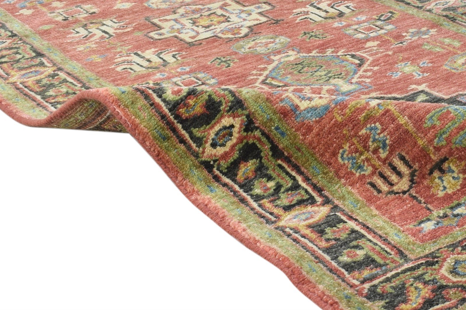 3' X 10' Rug Wool Rust Persian Hand Knotted Kazak Oriental Small Runner 