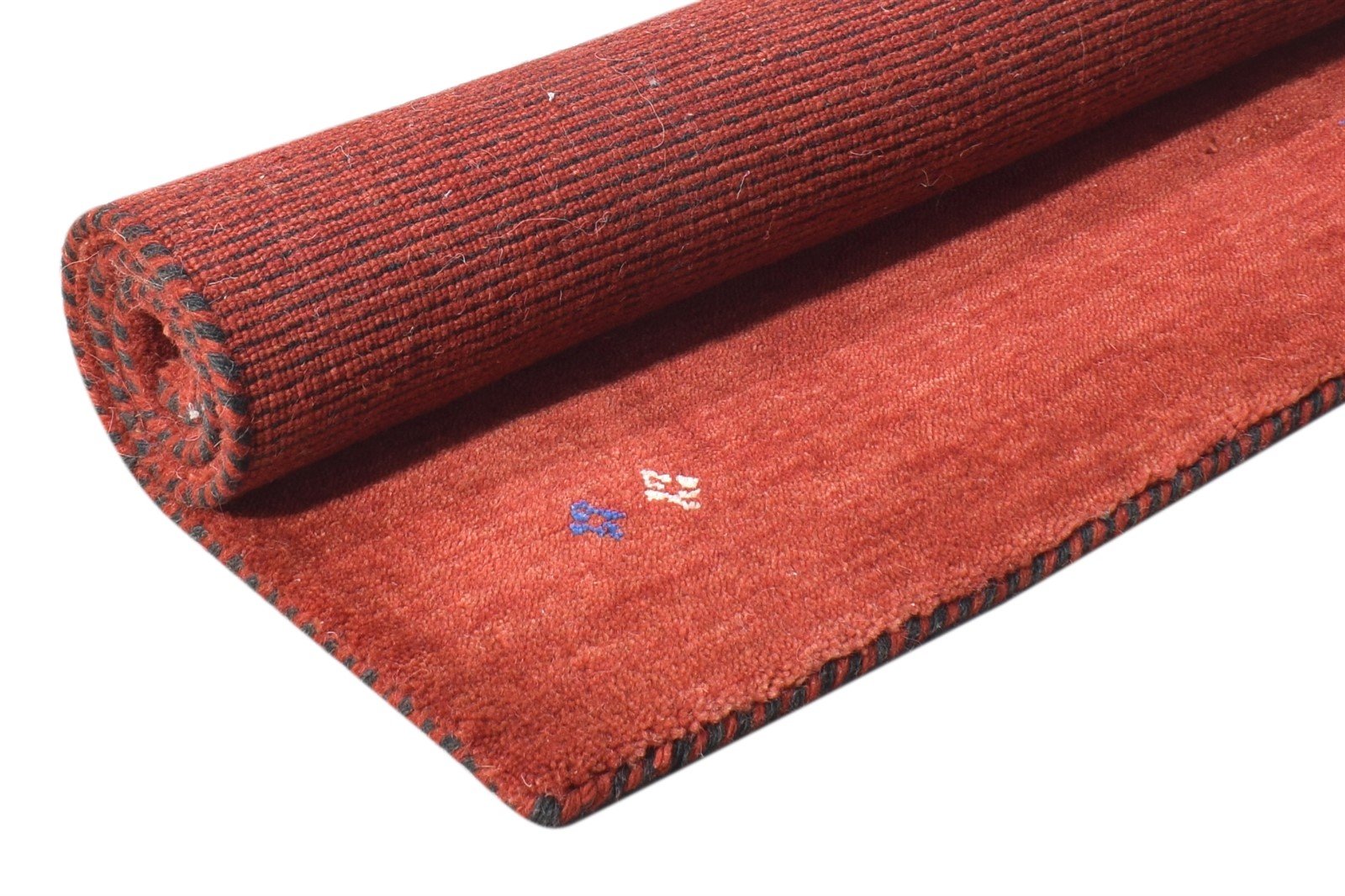 Wool Red Rug 2' X 3' Tribal Handloom Gabbeh Modern Small Carpet 