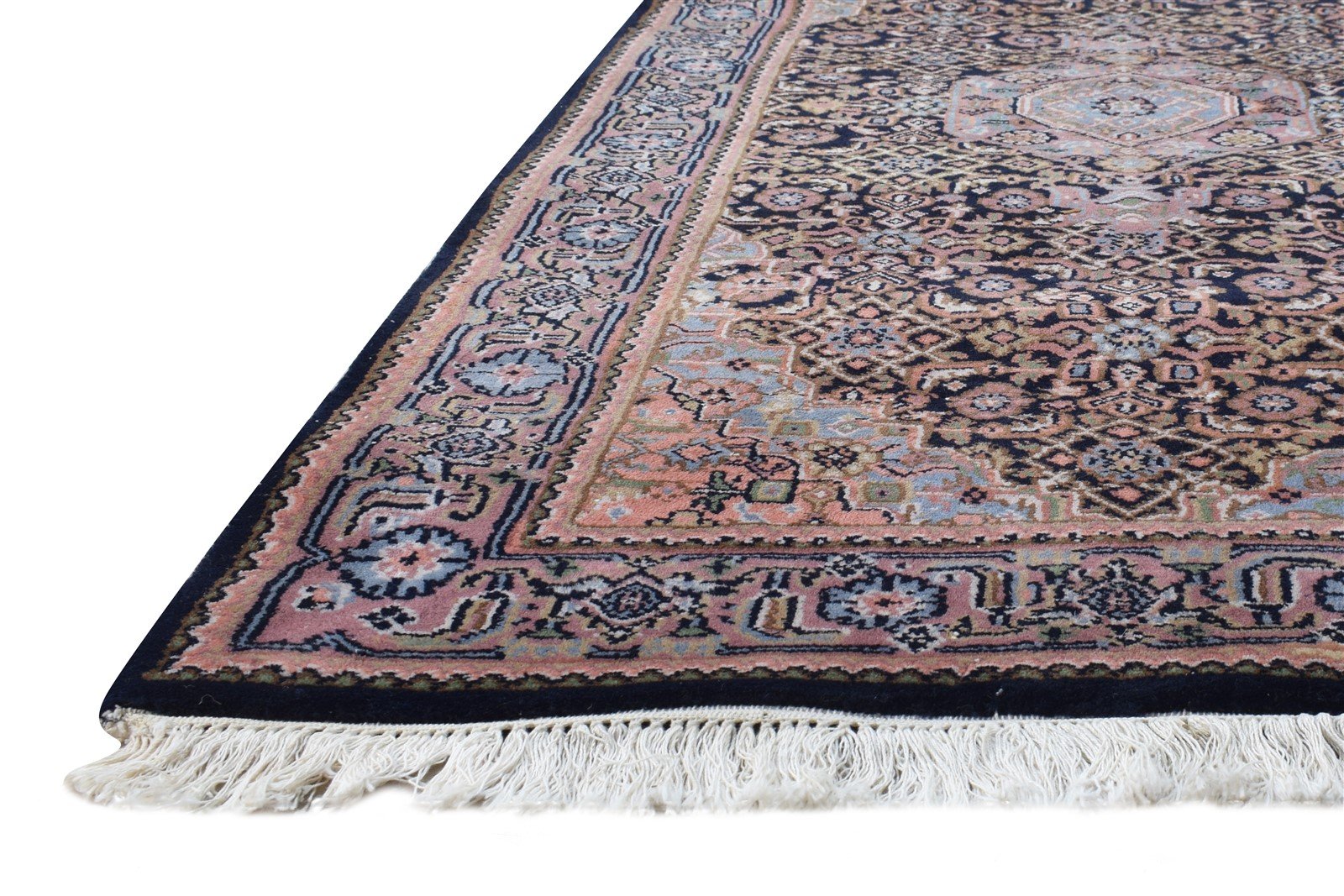 3' X 5' Rug Wool Black Persian Hand Knotted Tabriz Oriental Small Carpet 